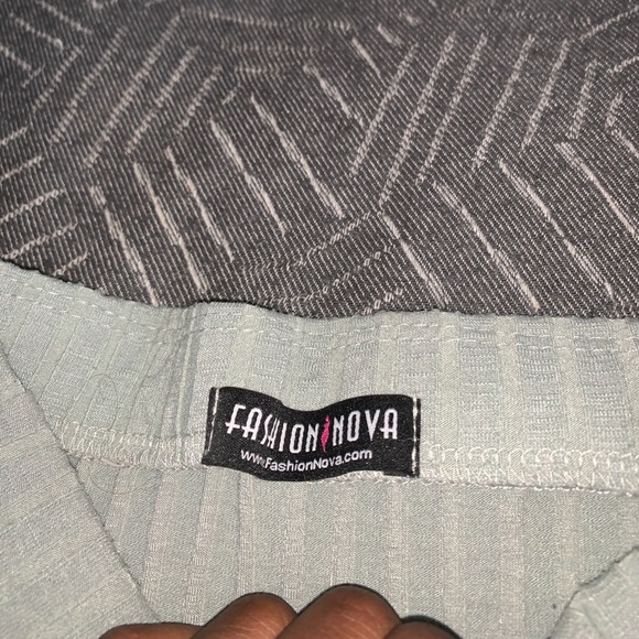 Off the shoulder ribbed jumpsuit - Picture 3 of 3